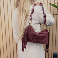 Milea shoulder bag S burgundy