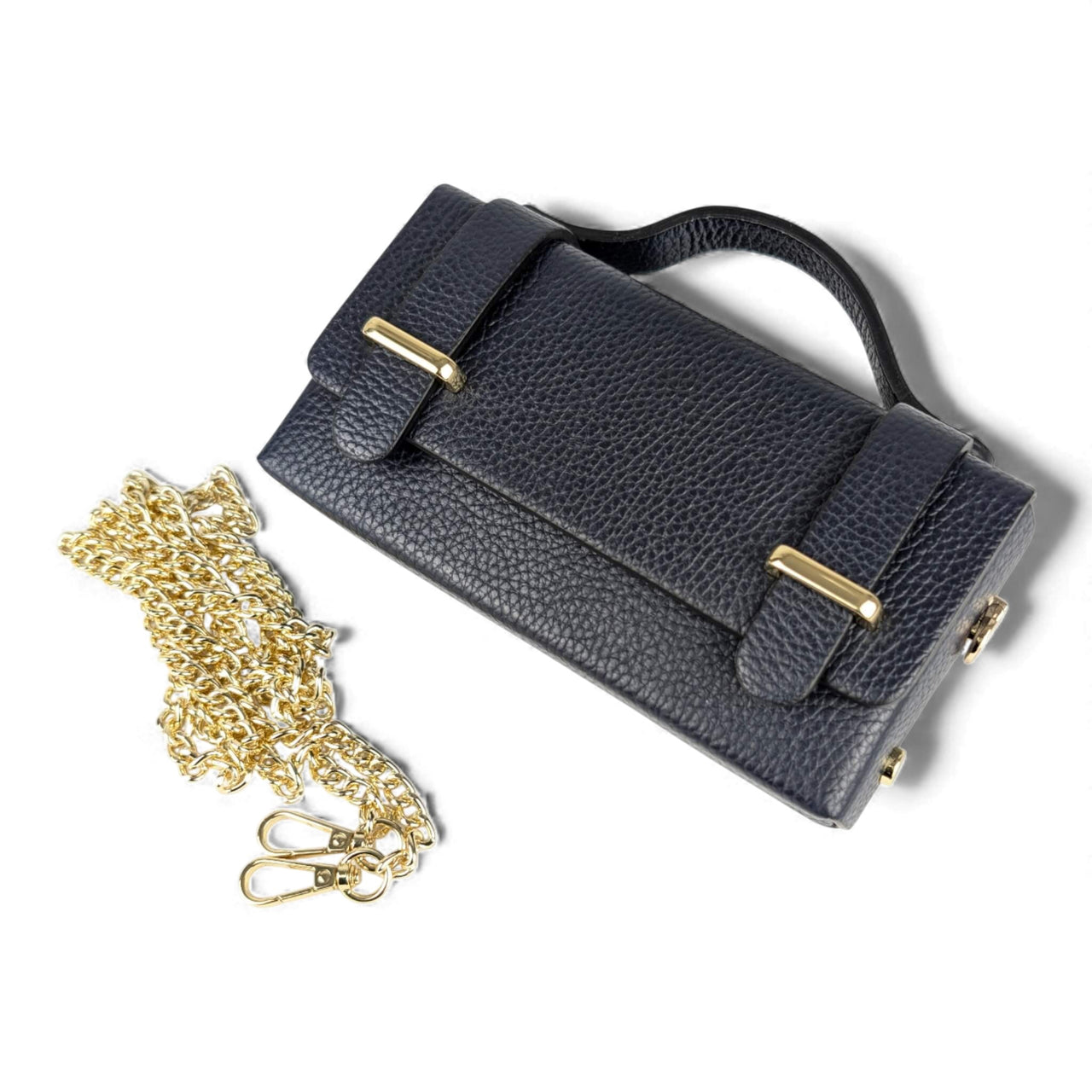 Nafen Pebbled crossbody bag