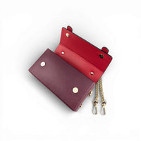 Nafen PB crossbody bag burgundy