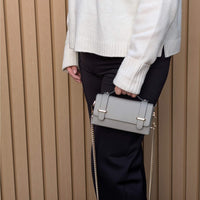 Nafen crossbody bag taupe dark