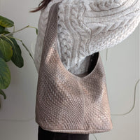 Oleas shoulder bag S taupe dark