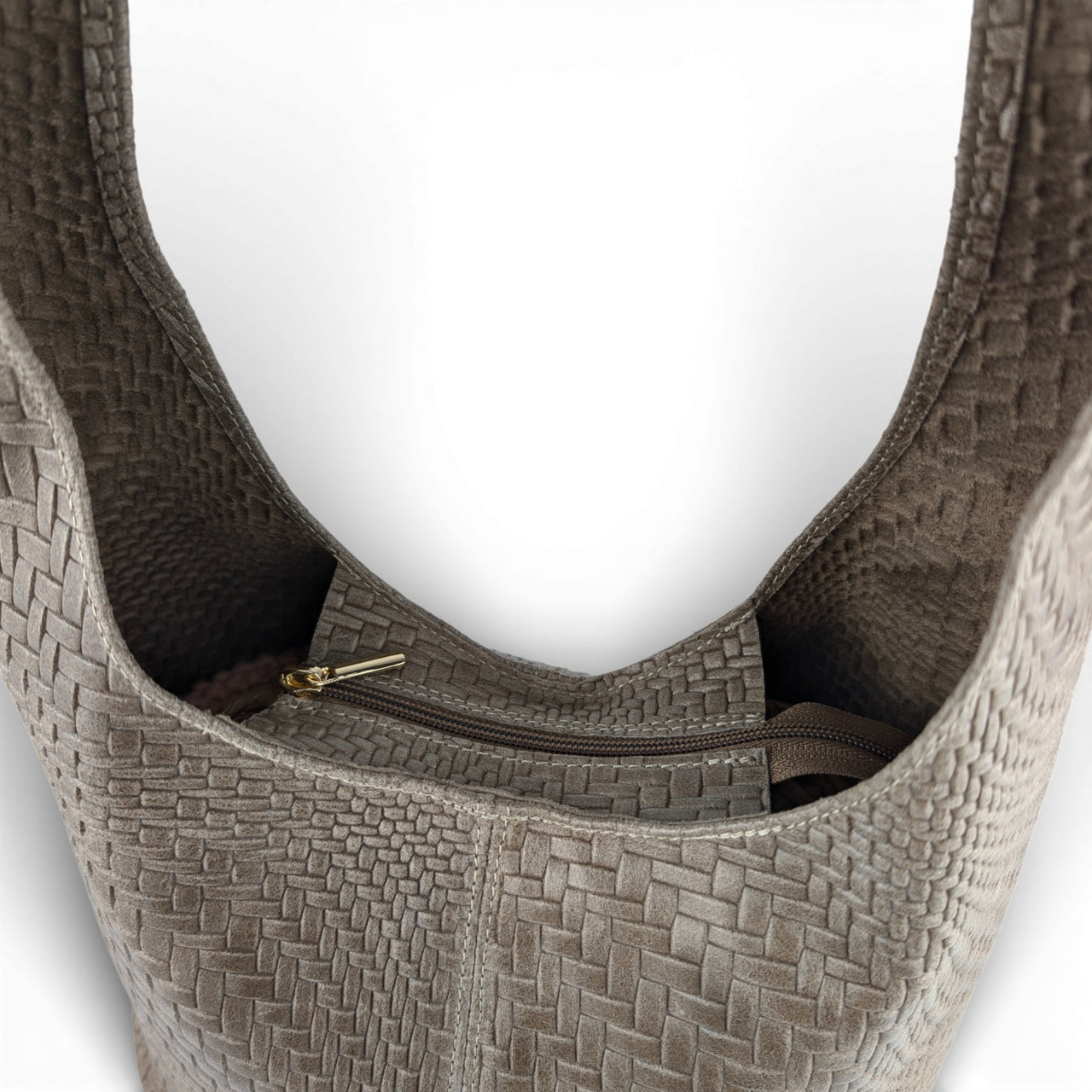 Oleas shoulder bag S taupe dark
