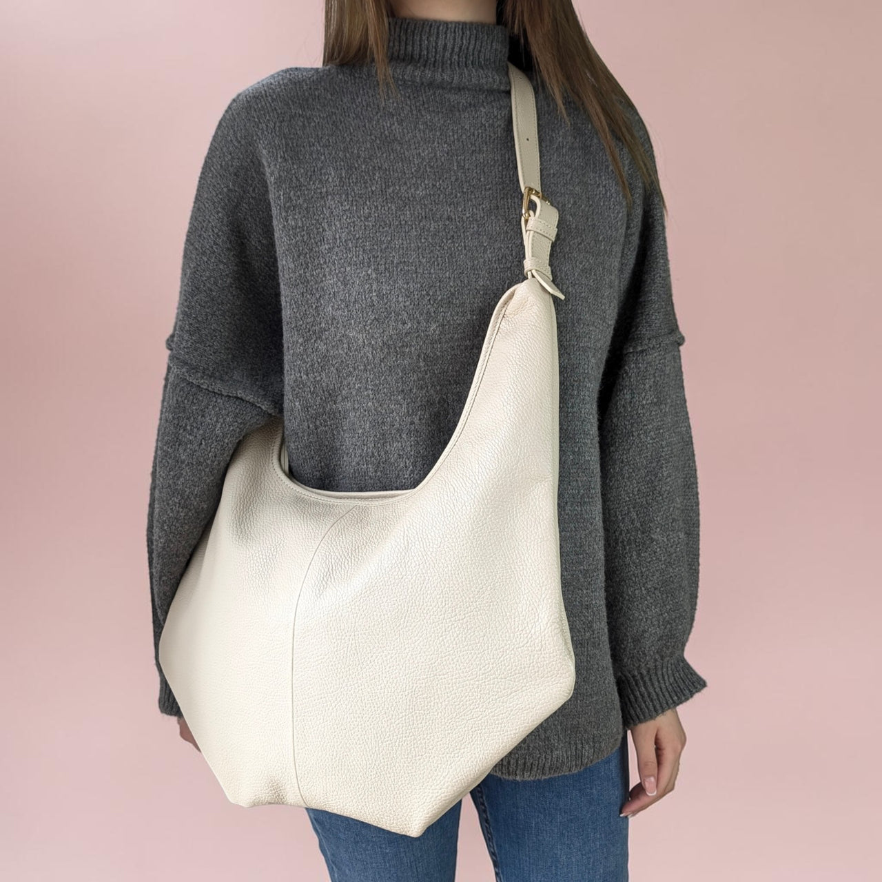 Ruala shoulder bag beige creme